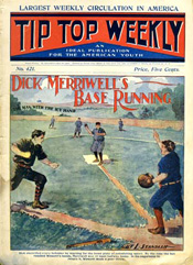 Tip Top Weekly cover with baseball diamond