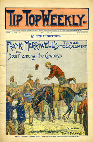 cover of an issue of Tip Top Weekly