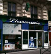 commerce pharmacie bleue